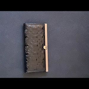 Small black clutch purse